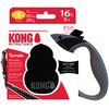 KONG laisse rétractable Terrain noire taille S env. 20 kg chien