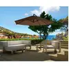 Concept-Usine Porticcio Chocolat : Parasol Déporté Ø 300cm