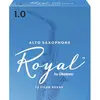 D'Addario RJB1010 - Anches saxophone alto, force 1.0, boîte de 10