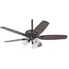 HUNTER FANS Ventilateur de plafond Builder Plus Bronze avec Lumière