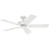 HUNTER FANS Ventilateur de plafond extérieur Maribel Blanc 132 cm