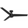 Hunter Ventilateur de plafond Protos Noir 132 cm
