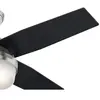 Hunter Fans - Ventilateur de plafond Dante Nickel avec Lumière