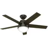 Hunter Fans - Ventilateur de plafond Stile Bronze avec lumière