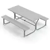COSTWAY Ensemble Table et Chaises de Jardin pour 8 Personnes, Trou pou...