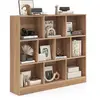Étagère Bibliothèque 3 Niveaux Costway-120x24x104 Cm-10 Cases Ouverts ...