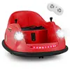 Auto-tamponneuse Électrique Voiture pour Enfants COSTWAY Rotation A 360°  Télécommande&Lumières LED&Musique, 76x58x39CMRouge
