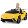 Voiture Pour Enfants 3 Ans+ Costway Licence Lamborghini, Télécommande&...