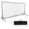 Filet de Rebond de Football Enfants COSTWAY-372,5 x 182,5cm-Filet PE-S...