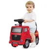 COSTWAY Mercedes-Benz Camion de Pompier Porteur Enfant avec Voyant d'A...