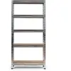 COSTWAY Étagère de Rangement en Métal à 5 Niveaux, Support Industriel ...