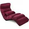 GOPLUS Fauteuil de Sol Fauteuil Relax Pliable avec Dossier Réglable su...