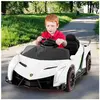 GOPLUS Voiture Electrique Enfant 3-8 Ans 12V,1 Place Charge 30KG Lambo...