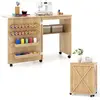 Réhausseur d'Écran Réglable COSTWAY-3 Étagère Rangement-Réhausse Burea...