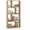 COSTWAY Bibliothèque Géométrique à 4 Niveaux, H120 cm, Etagères Ouvert...