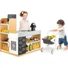 Costway Supermarché En Bois Pour Enfants Avec Chariot De Courses 2 Tab...