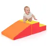 2pcs Module Motricité Bébé En Mousse Costway-Bloc De Construction Hous...