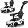 COSTWAY Lamborghini Voiture À Pousser 3 En 1 Pour Enfants, Roues Unive...