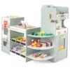 Costway Supermarché En Bois Pour Enfants, 30 Accessoires Avec Distribu...