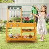 COSTWAY Costway Cuisine Extérieure Dinettes À Jouer Pour Enfant 3 Ans+...