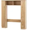 COSTWAY Meuble WC Au-dessus de Toilettes, 2 Compartiments, 2 Placard, ...