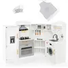 COSTWAY Grande Cuisine pour 4 Enfants 3 à 10 ans Lumière & Effet Sonor...