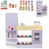 Marchande Enfants COSTWAY 13 Accessoires, Distributeur Automatique, Ép...