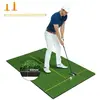 COSTWAY Tapis de Frappe de Golf 152x92x3,2cm-Gazon Synthétique-2 Posit...