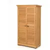 GOPLUS Abris de Jardin en Bois de Sapin-Armoire Intermpéable avec Port...