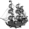 Fascinations METAL EARTH Iconx - Black Pearl Piratenschip