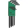 Lot de 8 clés d'angle Torx Pointe à bille T9-T40 Bondhus 11332