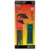 Lot de 9 clés à bille 1,5-10 mm et lame Torx T9-T40 Bondhus 14128