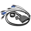 Tripp Lite b032-dua2 Câble 2 ports USB DVI KVM Switch avec audio, câble et périphériques USB, 1920 x 1200, 1080p