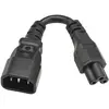 Eaton Tripp Lite Series - Adaptateur secteur - IEC 60320 C14 pour IEC 60320 C5 - 250 V - 2.5 A - 15 cm - noir - Europe