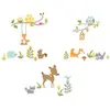 ROOMMATES Stickers Repositionnables Les Animaux de la Foret