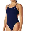 TYR Maillot de bain uni avec découpe pour femme