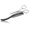 TWEEZERMAN GEAR Ciseaux à barbe et peigne homme soins toilettage poils du visage formes raccourcir