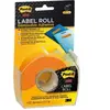 3m 2600-o post-it super sticky rouleau détiquettes avec dévidoir orang...