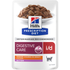 12x85g Hill's Prescription Diet i/d Digestive Care Kitten poulet en sa...