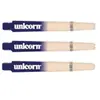 UNICORN Tiges de fléchettes Gripper 3 Cosmos Aurora en polycarbonate durable Bleu et Rosso Taille M 44,2 mm 3 tiges