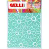 Gelli Arts Flower Stencil 20.3x25.4cm