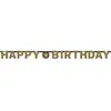 Amscan - 'Happy Birthday' Slinger Goud (213 cm)