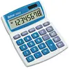 Rexel Ibico 208X Calculatrice de bureau 8 chiffres panneau solaire, pile bleu, gris clair