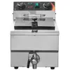 Mophorn - Friteuse commerciale, friteuse électrique 1500 w avec panier...