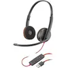 Plantronics Blackwire 3200 Mono Filaire UC casque Stéréo USB Noir