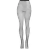 Rene Rofe Visnet Panty Met Open Kruisje - Zwart