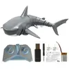 Bateau de poisson de requin électronique à télécommande par radio pour...