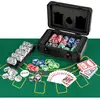 Mallette Aluminium De Poker - Costway - 300 Jetons + 2 Jeux De 54 Cart...