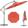 Parasol Déporté  300 x 245cm - COSTWAY - avec 32 LED - Base Croisée - ...