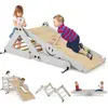 COSTWAY Jouet D'escalade Costway 5 En 1 : Toboggan, Bascule, Rampe D'e...